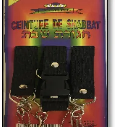 BLISTERS CEINTURE DE SHABBAT QUALITÊ SUPERIEURE FERMOIRE REVERSIBLE