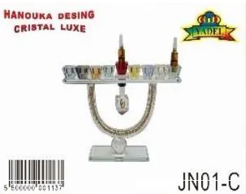 COFFRET HANOUKA LEVANA CRISTAL COULEUR