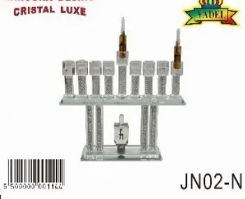 COFFRET HANOUKA MIKDASH CRISTAL NATUREL