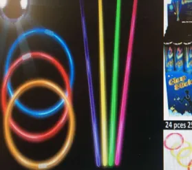 DISPLAY BRACELET LUMINEUX FLUO X24